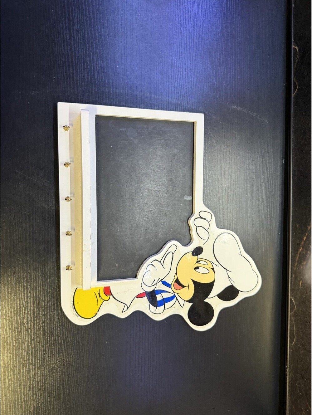 DISNEY MICKEY MOUSE WALL MENU CHALKBOARD KEY HOLDER CHEF MICKEY